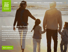 Tablet Screenshot of familienbund.org